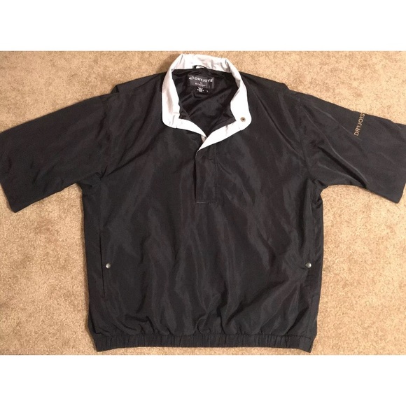 mens short sleeve golf jacket